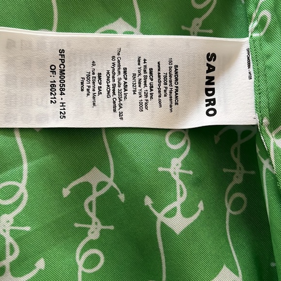 Sandro Green Linen Beach Set - Picture 4 of 6